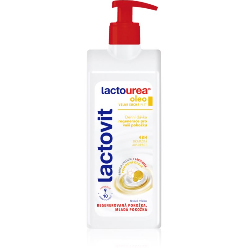 Lactovit LactoUrea Oleo lapte de corp regenerator pentru piele foarte uscata 400 ml