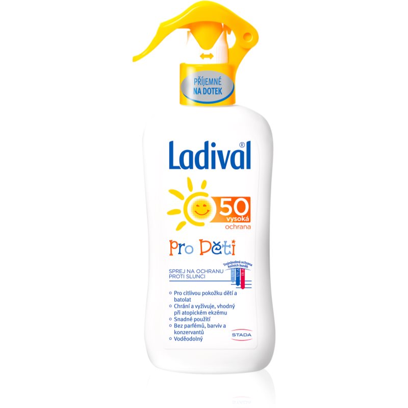 Ladival Kids spray pentru protectie solara pentru copii SPF 50 200 ml