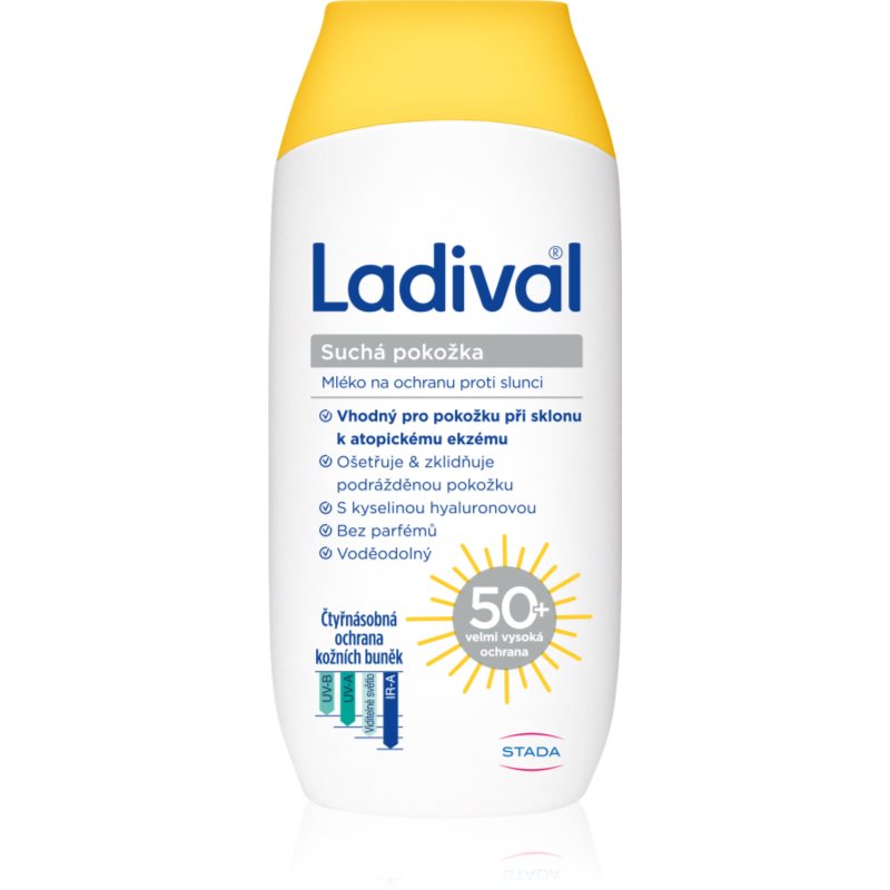 Ladival Dry Skin lapte protector protectie solara SPF 50+ 200 ml Ladival Dry Skin lapte protector protectie solara SPF 50+ 200 ml