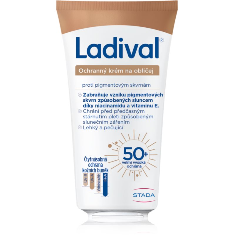 Ladival Anti-Pigment Spots crema protectoare pentru fata cu vitamina E SPF 50+ 50 ml
