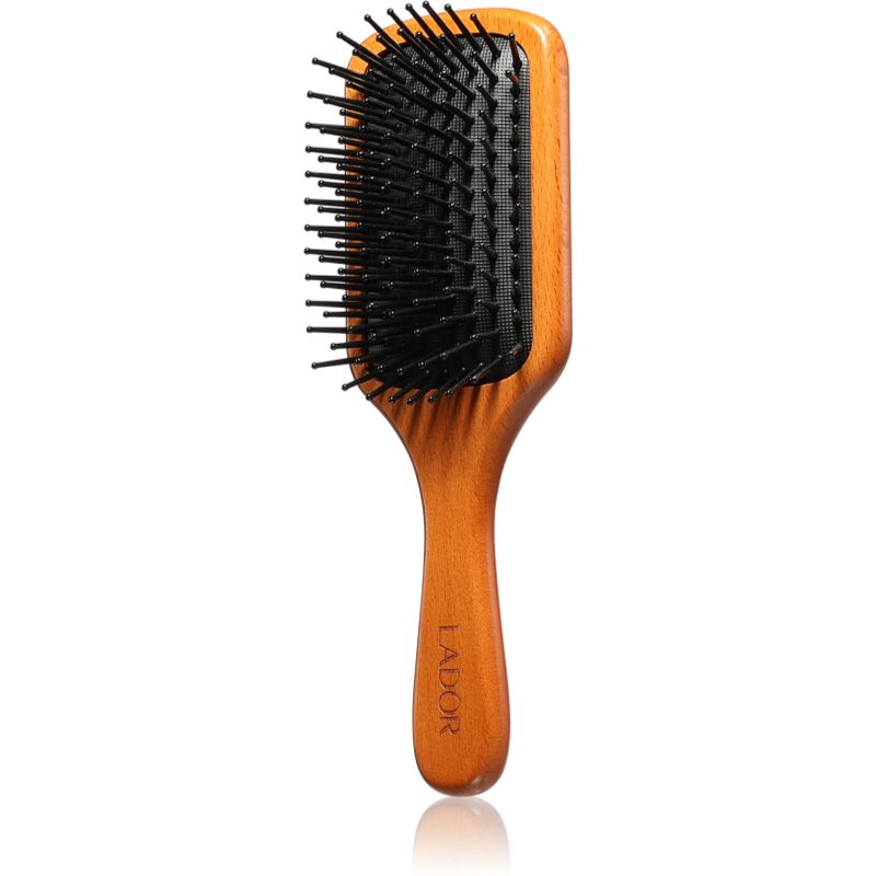 La\'dor Middle Wooden Paddle Brush perie din lemn pentru păr 1 buc