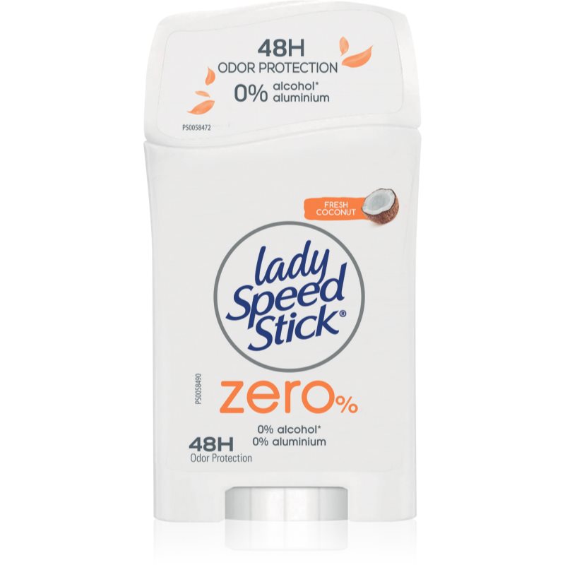 Lady Speed Stick Zero Fresh Coconut deodorant fără conținut săruri de aluminiu 40 g