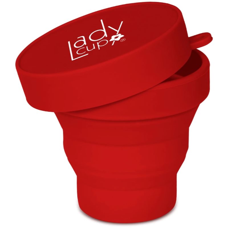 LadyCup Sterilization cup recipient pentru sterilizare Red 1 buc