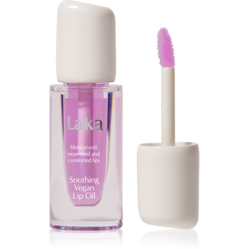 Laka Soothing Vegan Lip Oil ulei pentru buze cu efect calmant culoare Calming Purple 4.5 ml