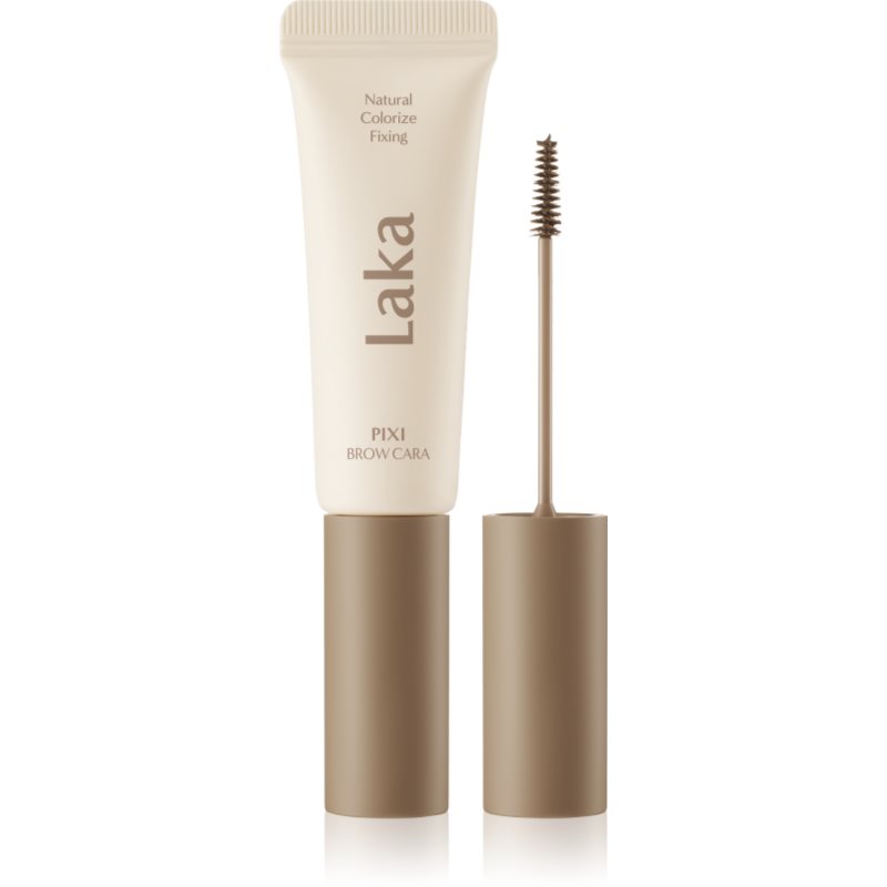 Laka Pixi Brow Cara mascara pentru sprâncene pentru fixare și formă culoare 03 Chestnut 8 g