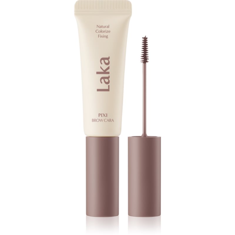 Laka Pixi Brow Cara mascara pentru sprâncene pentru fixare și formă culoare 04 Smoky Pink 8 g