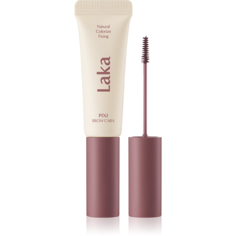 Laka Pixi Brow Cara mascara pentru sprâncene pentru fixare și formă culoare 06 Rose Burgundy 8 g