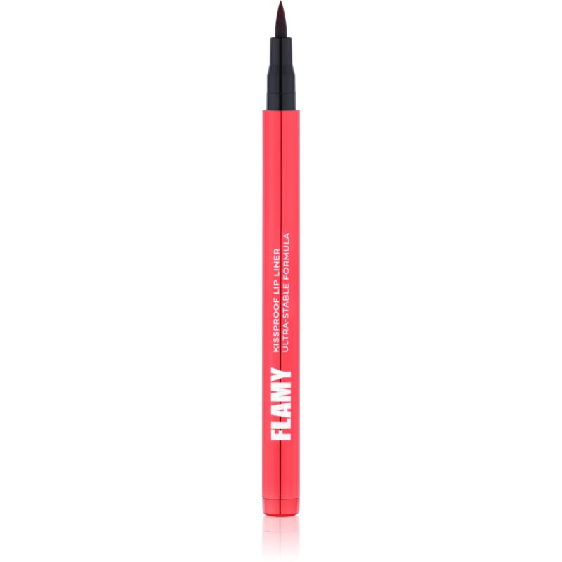 LAMEL Flamy Kissproof Lip Liner creion contur de buze, tip carioca culoare №402 1,6 ml