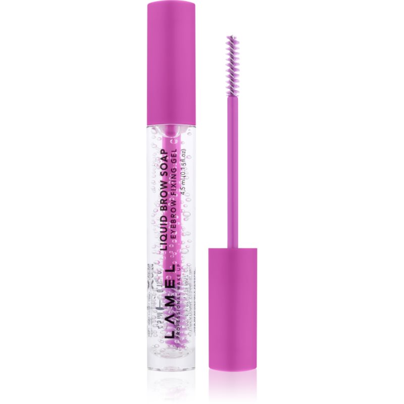 LAMEL Liquid Brow Soap Gel de fixare transparent pentru sprâncene 4,5 ml