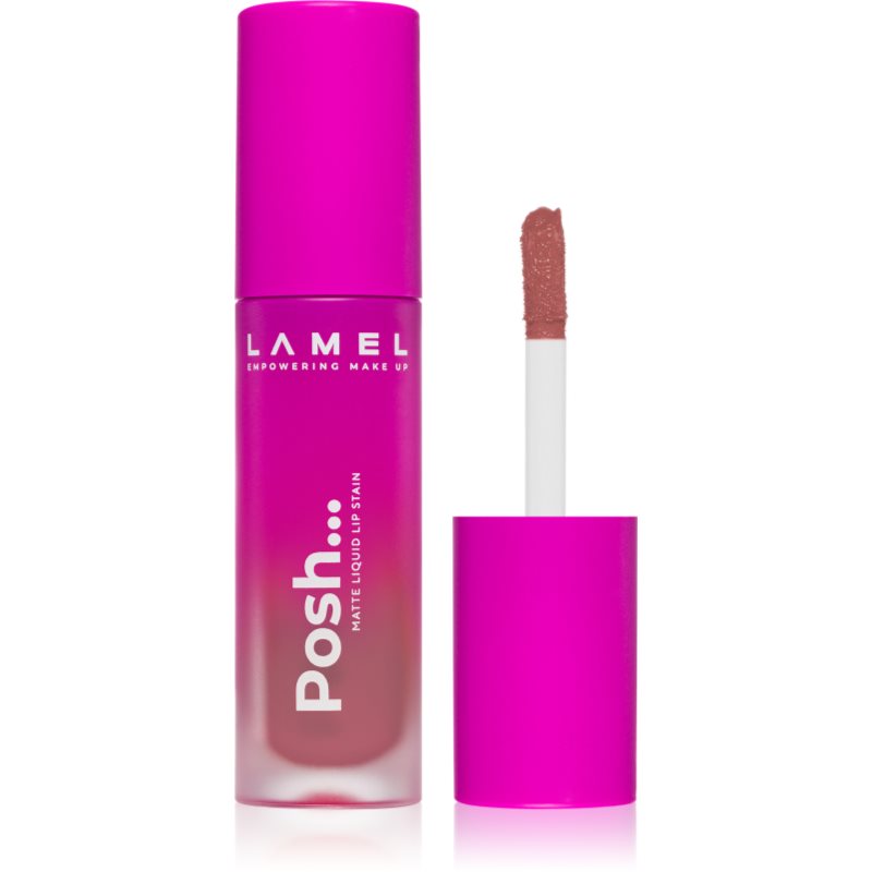 LAMEL Posh Matte Liquid Lip Stain ruj de buze lichid, mat și de lungă durată culoare №401 4 g