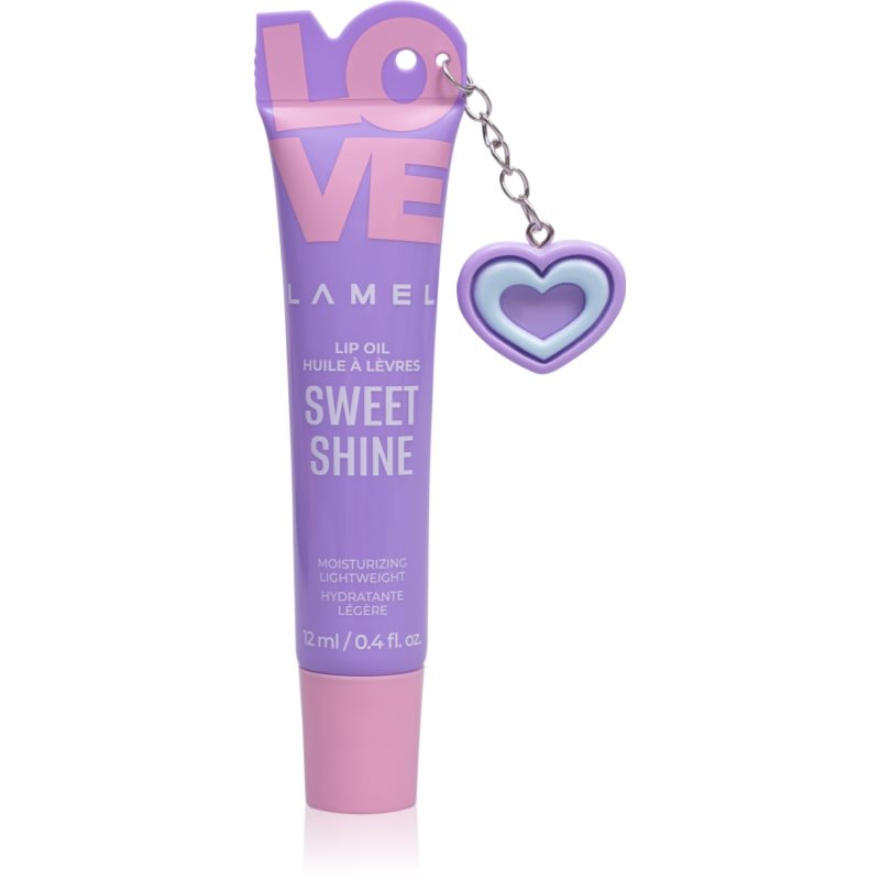LAMEL Love Sweet Shine ulei hidratant de buze culoare 03 Grape 12 ml