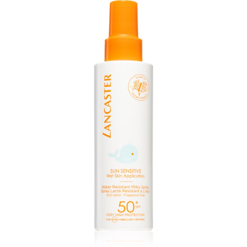 Lancaster Sun Sensitive Kids Milky Spray spray pentru protectie solara pentru copii SPF 50+ 150 ml