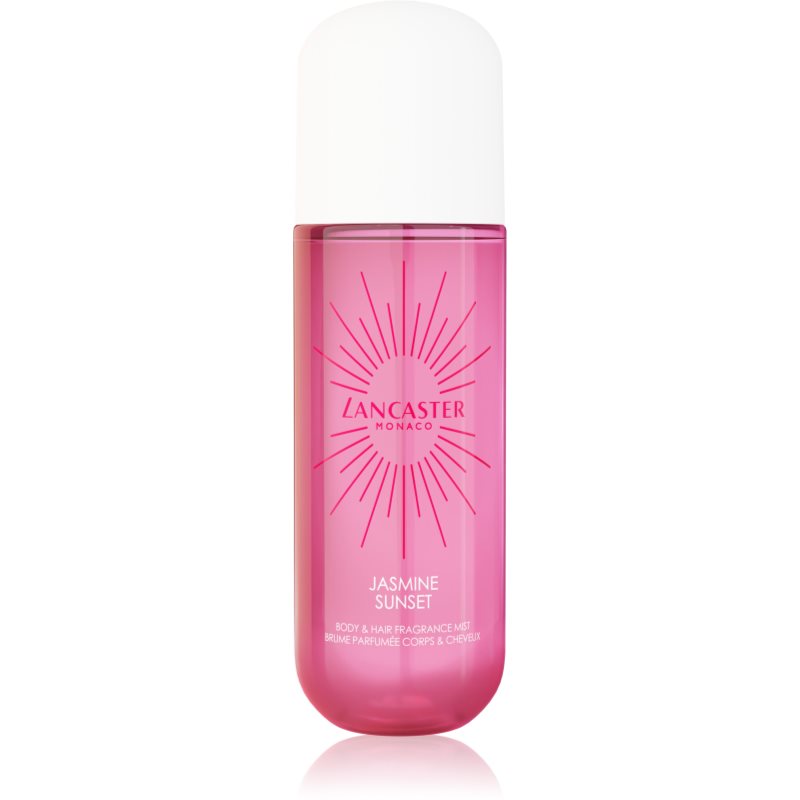 Lancaster Eau de Lancaster Hair & Body Mist brumă parfumată pentru față, corp și păr parfum Jasmine Sunset 236 ml