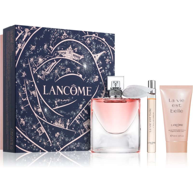 Lancôme La Vie Est Belle Lancôme La Vie Est Belle parfumovaná voda 50 ml + Lancôme La Vie Est Belle parfumovaná voda 10 ml + Lancôme La Vie Est Belle telové mlieko 50 ml