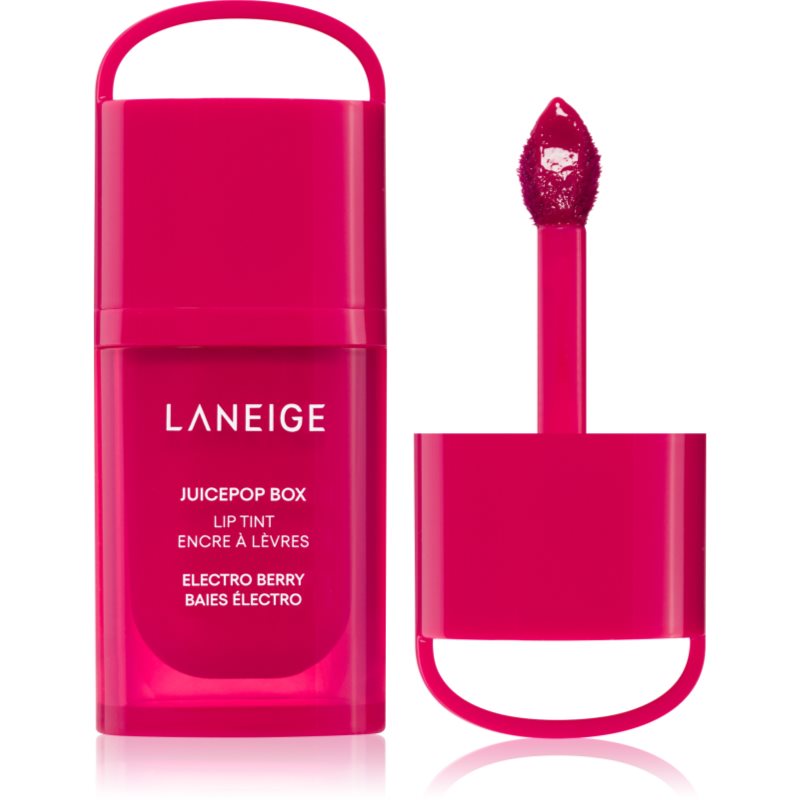 LANEIGE JuicePop Box Lip Tint luciu de buze rezistent cu efect de hidratare culoare Electro Berry 4.5 g