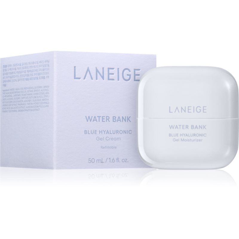 LANEIGE Water Bank Blue Hyaluronic Gel Cream Refillable crema gel pentru hidratare. pentru ten gras și mixt reîncărcabil 50 ml