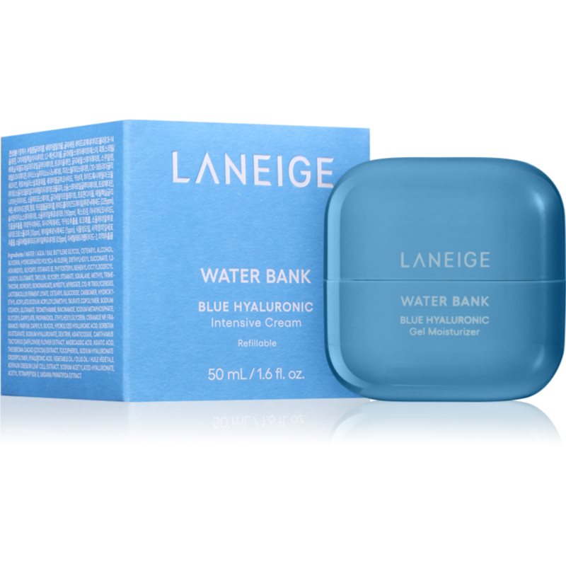 LANEIGE Water Bank Blue Hyaluronic Intensive Cream Refillable crema intensiva cu acid hialuronic reîncărcabil 50 ml