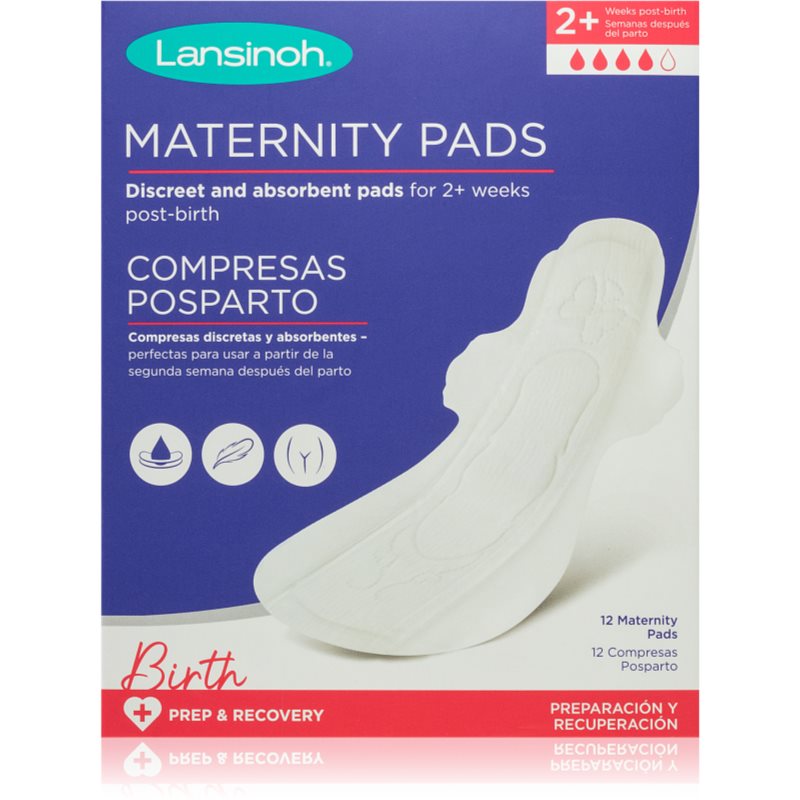 Lansinoh Maternity Pads 2 weeks+ absorbante postnatale 12 buc