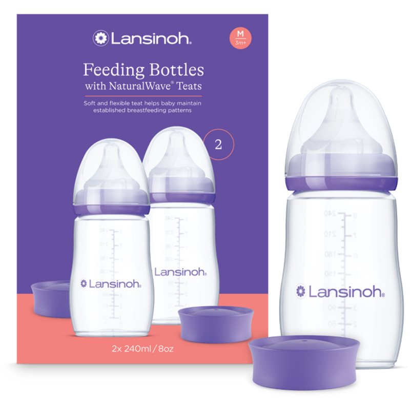 Lansinoh NaturalWave biberon pentru sugari