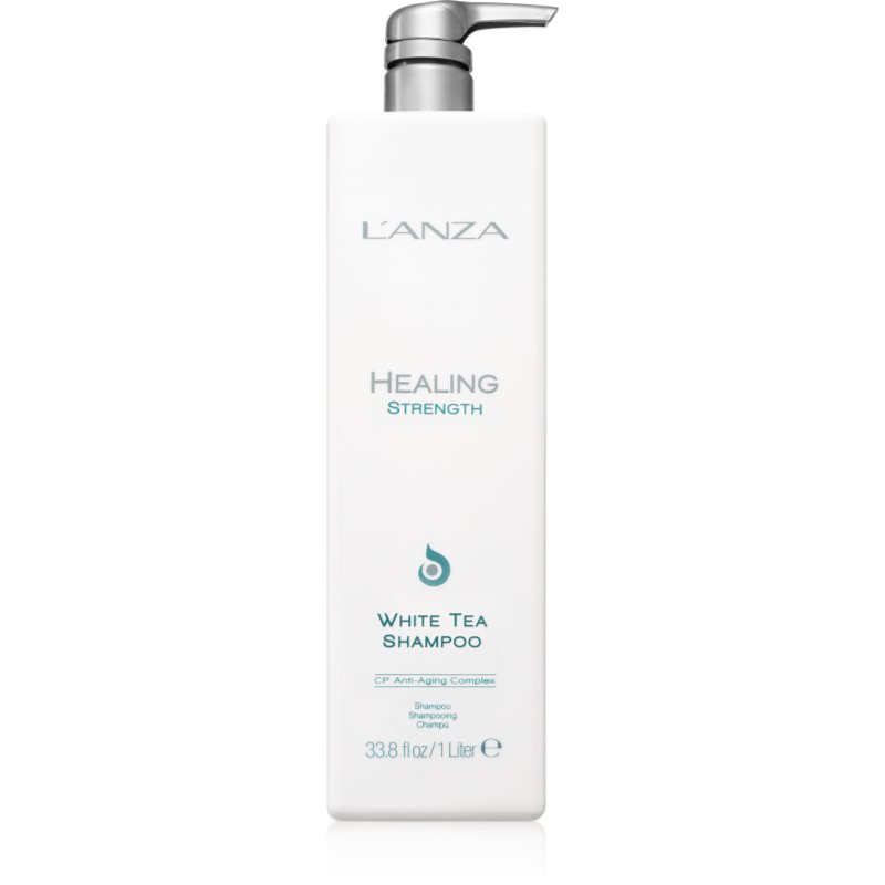 L'anza Healing Strength White Tea Shampoo Sampon pentru par fin, moale cu ceai alb 1000 ml