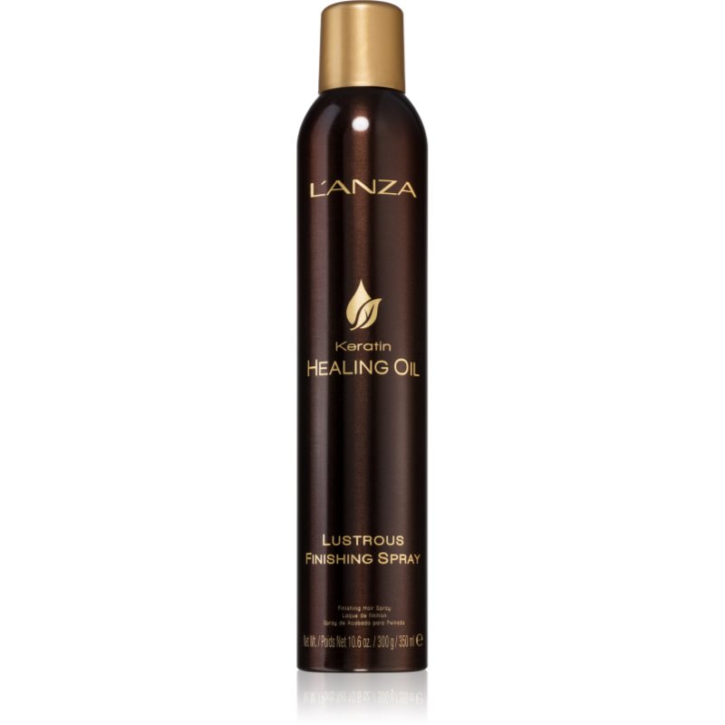 L\'anza Keratin Healing Oil Lustrous Finishing Spray fixativ cu fixare puternică 350 ml