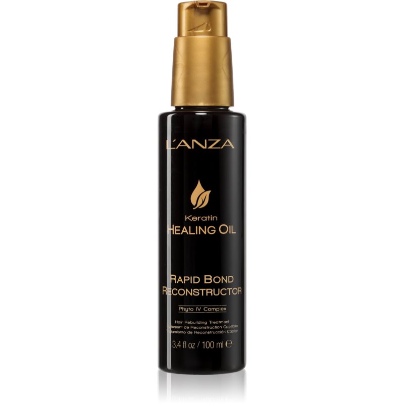 L\'anza Keratin Healing Oil Rapid Bond Reconstructor ingrijire par pentru un par stralucitor si catifelat 100 ml