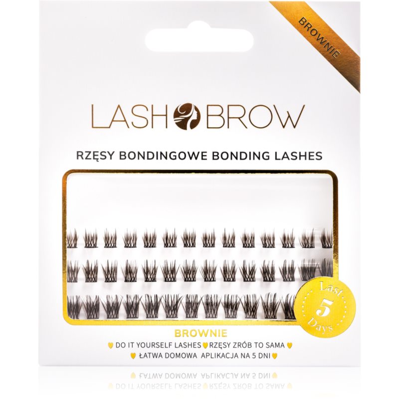 Lash Brow Bonding Eyelashes gene false mănunchi Basic Brownie 1 buc