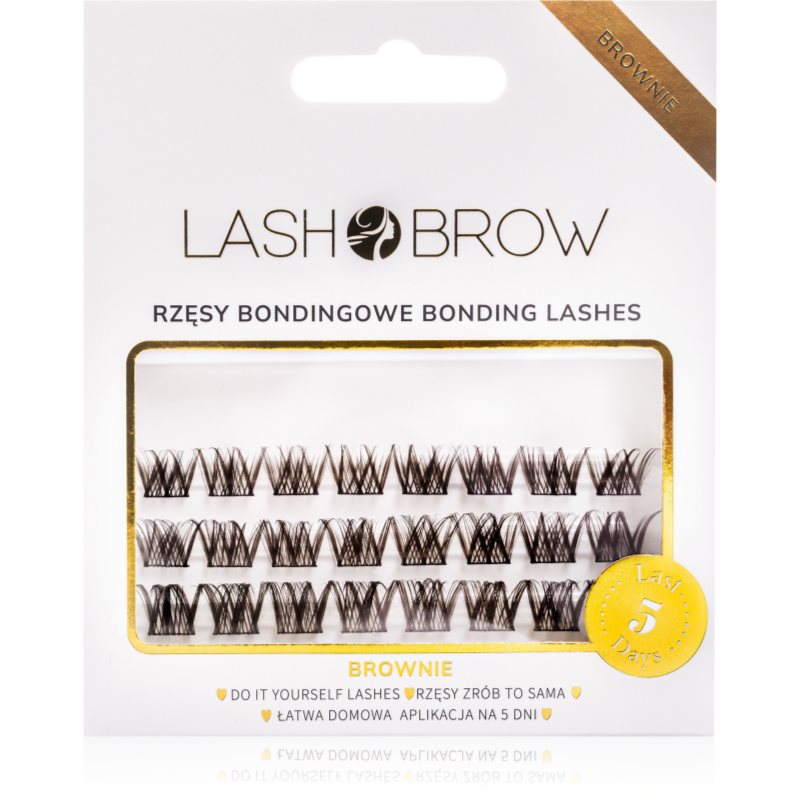 Lash Brow Bonding Eyelashes gene false mănunchi Drama Queen Brownie 1 buc