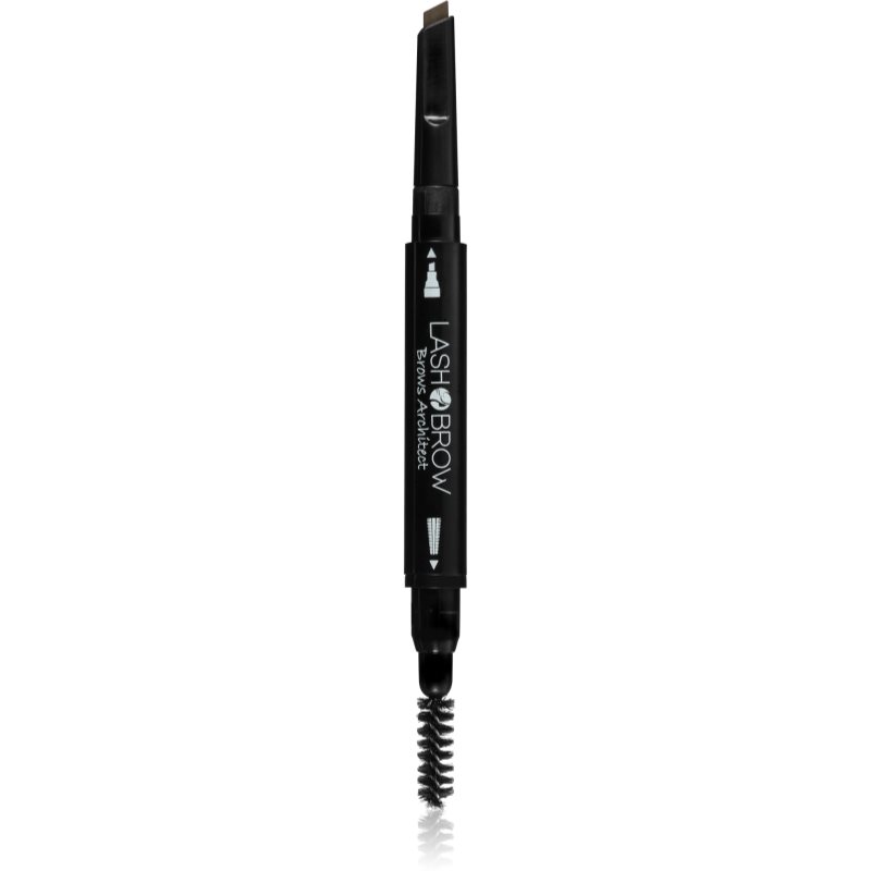 Lash Brow Brows Architect Pencil creion pentru sprancene cu pensula Deep Brown 1,1 g