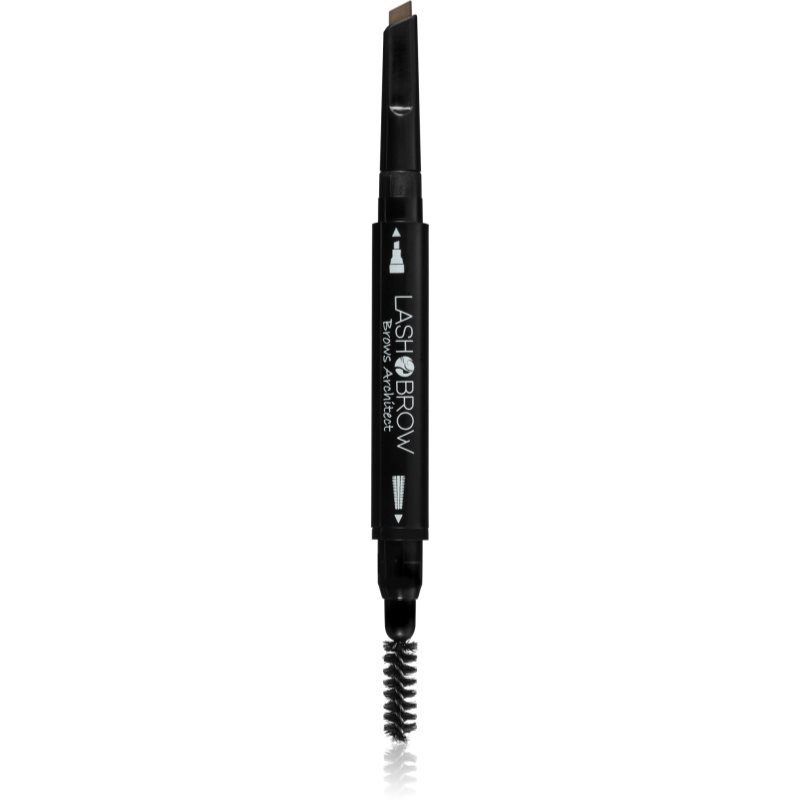 Lash Brow Brows Architect Pencil creion pentru sprancene cu pensula Soft Brown 1,1 g