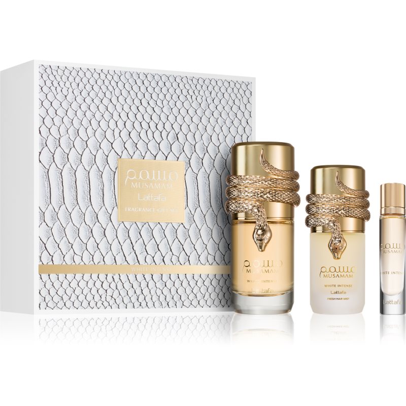 Lattafa Musamam White Intense set cadou unisex 1 buc