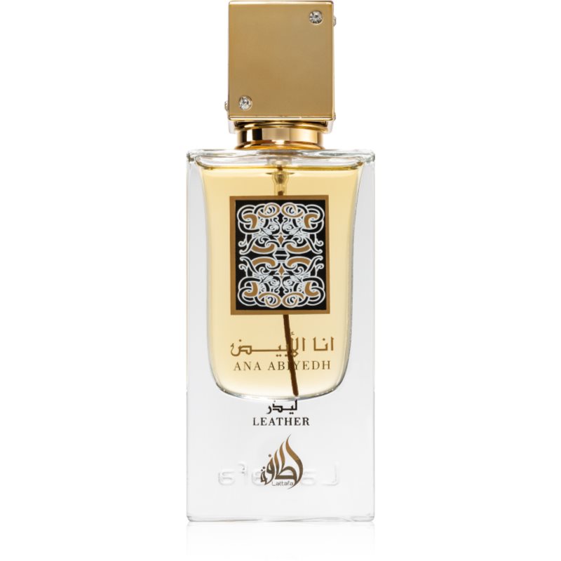 Lattafa Ana Abiyedh Leather Eau de Parfum pentru bărbați 60 ml