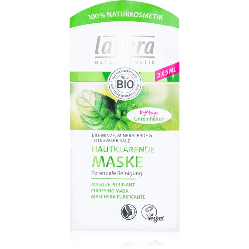 Lavera Bio Mint masca pentru curatare profunda 2x5 ml