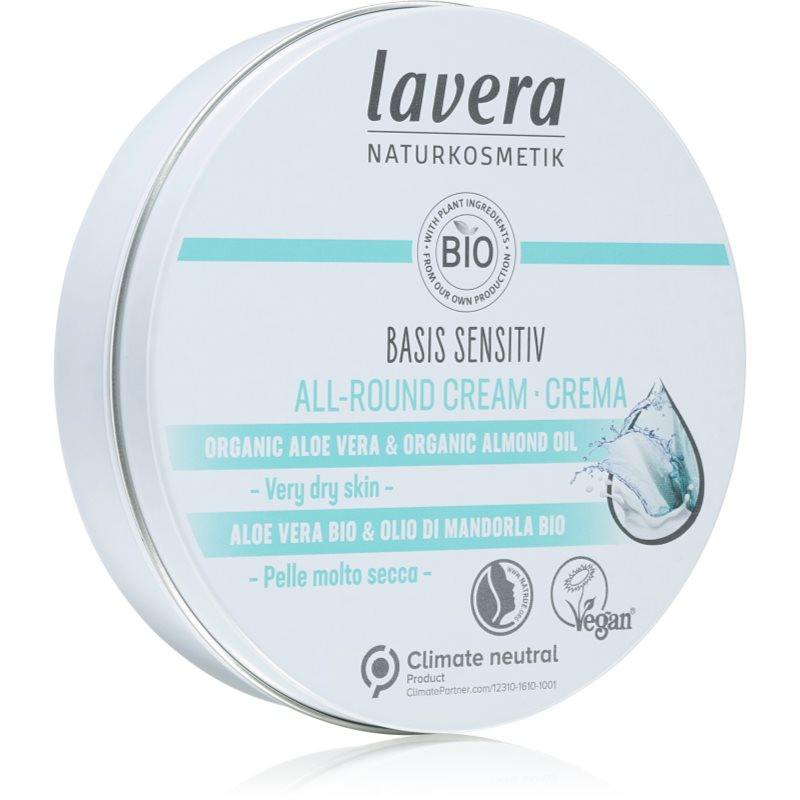 Lavera Basis Sensitiv crema universala pentru piele foarte uscata 150 ml