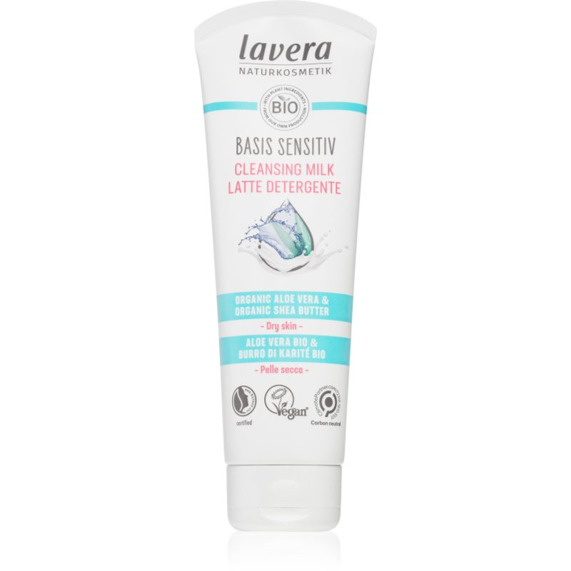 Lavera Basis Sensitiv lapte de curatare pentru piele uscata 125 ml