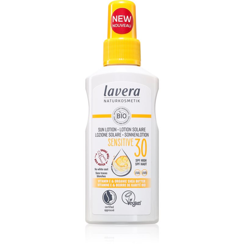 Lavera Sensitive loțiune pentru plaja SPF 30 100 ml