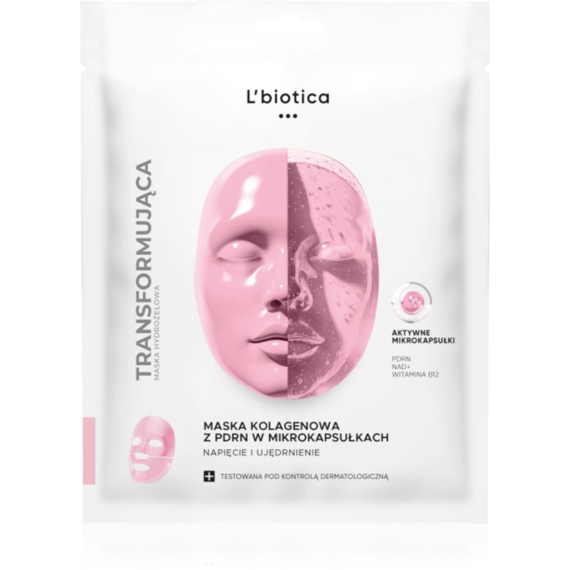 L’biotica Transforming Collagen Mask with PDRN in Microcapsules masca de colagen pentru fermitatea pielii 1 buc