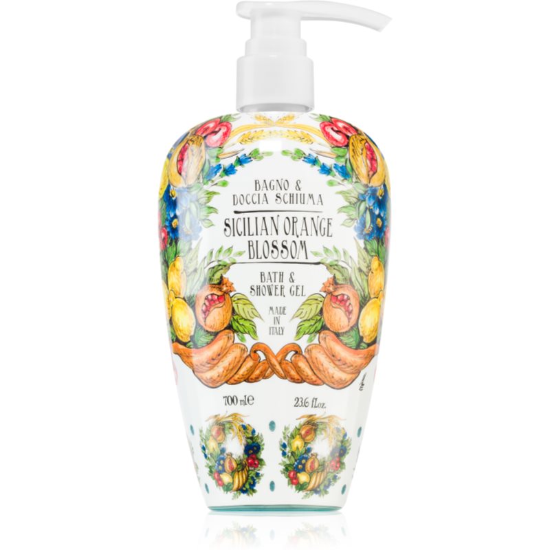 Rudy - Le Maioliche Sicilian Orange Blossom Line spumă pentru duș pentru baie 700 ml