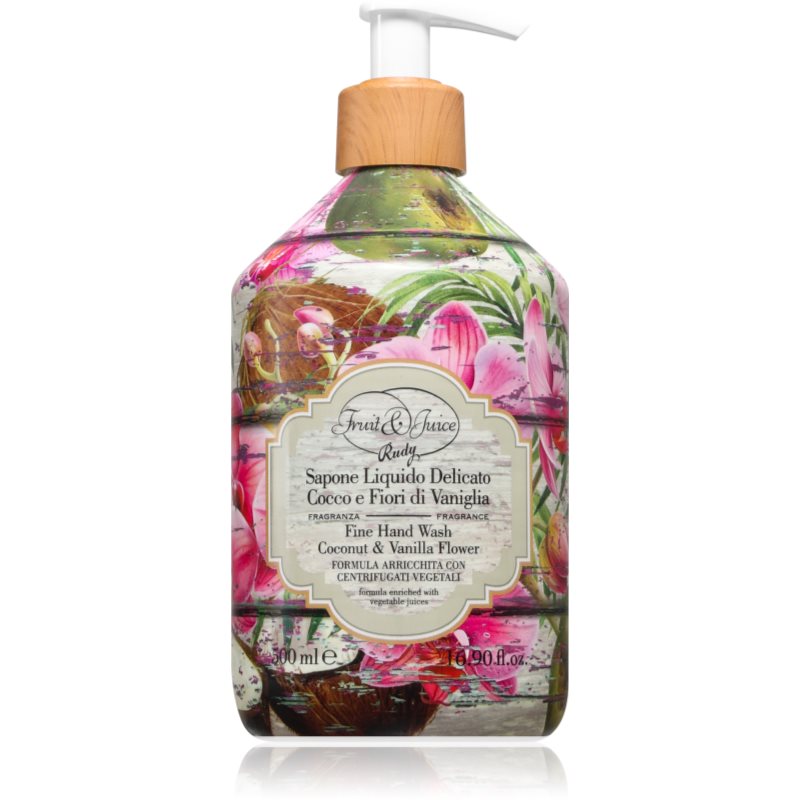 Rudy - Le Maioliche Cocco e Fiori di Vaniglia Săpun lichid pentru mâini 500 ml