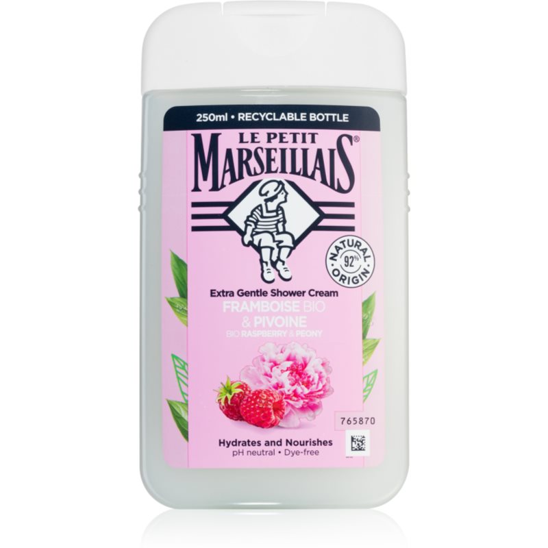 Le Petit Marseillais Raspberry & Peony Bio gel cremos pentru dus 250 ml