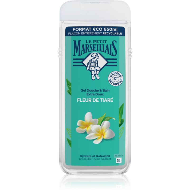 Le Petit Marseillais Tiaré Flower gel de duș mătăsos 650 ml