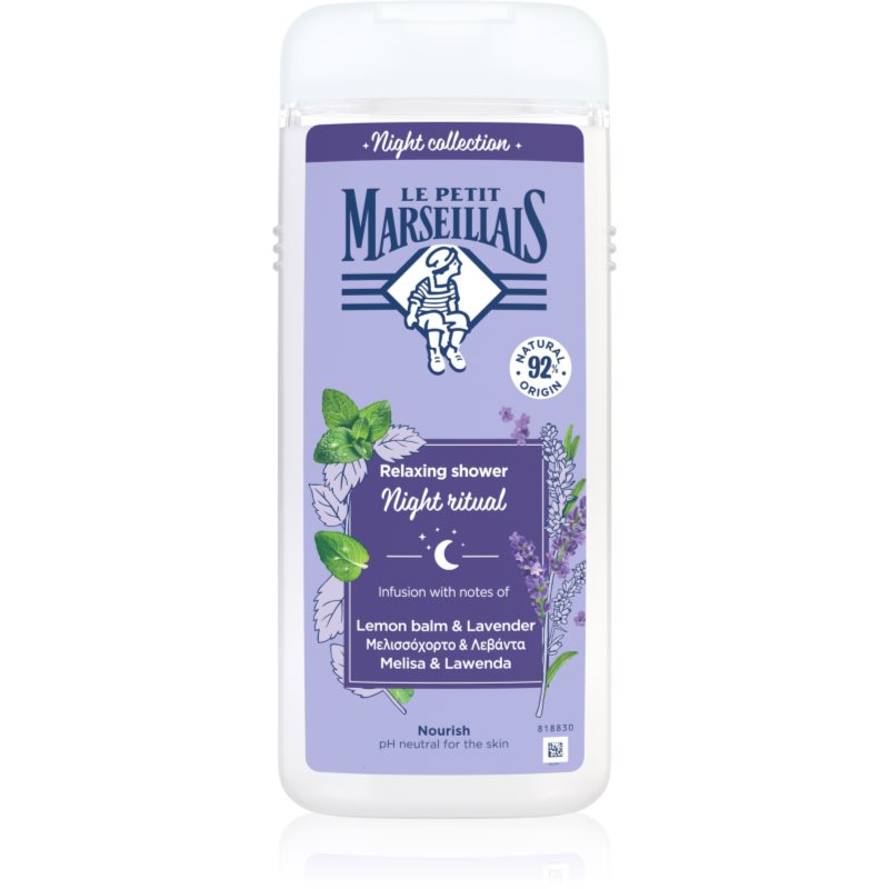 Le Petit Marseillais Night Collection Lemon Balm &amp; Lavender gel de dus relaxant 650 ml