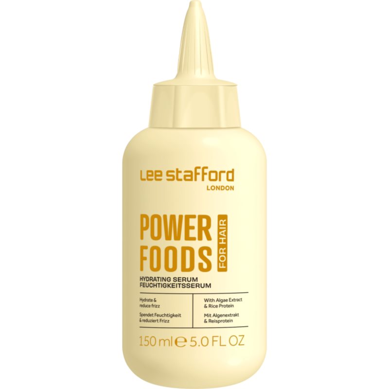 Lee Stafford Powerfoods Hydrating Serum tratament pentru un par stralucitor si catifelat 150 ml