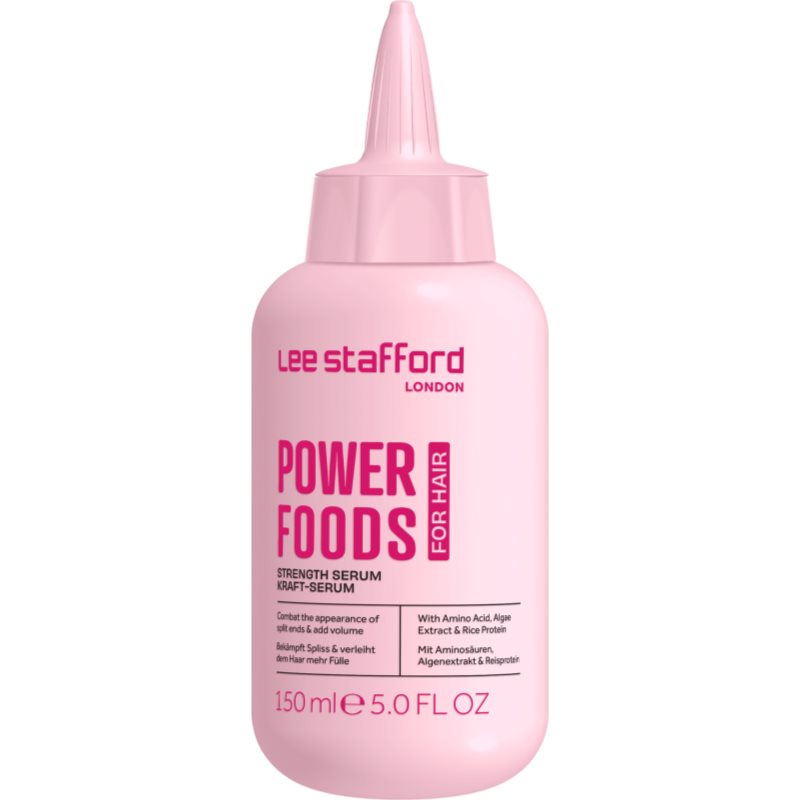 Lee Stafford Powerfoods Strength Serum Tratament regerator și pentru consolidare pentru păr 150 ml