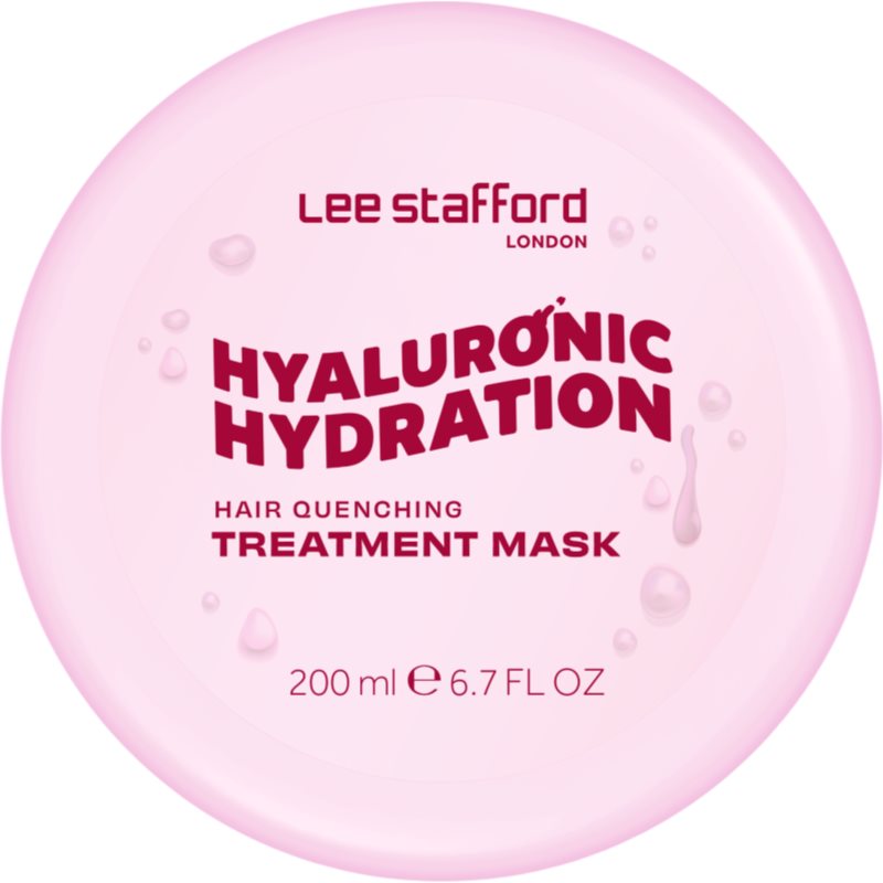 Lee Stafford Hyaluronic Hydration Hair Quenching Treatment Mask masca hidratanta pentru păr 250 ml