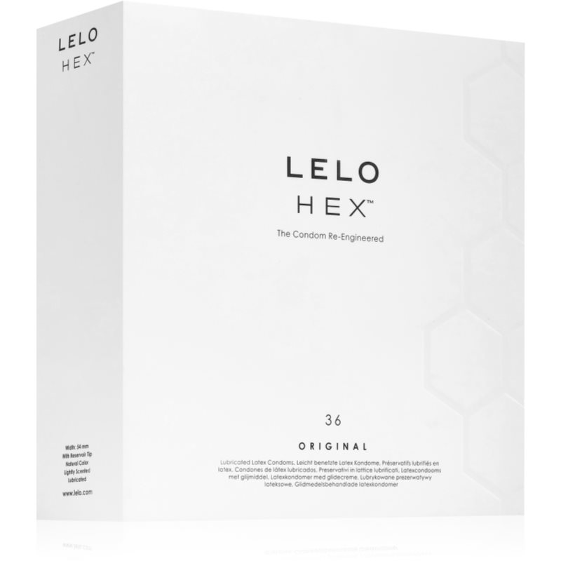 Lelo Hex Original prezervative 36 buc