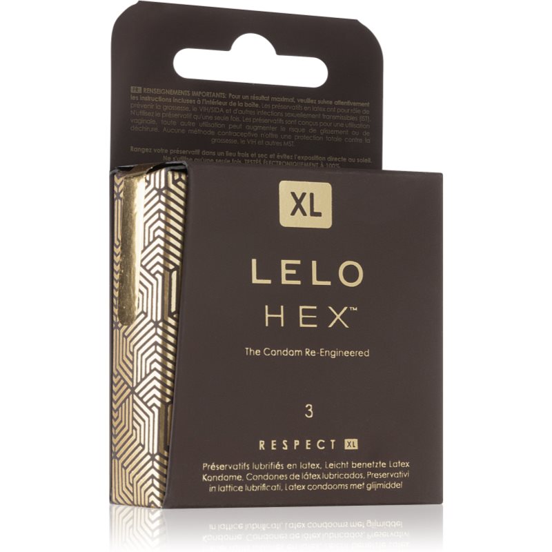 Lelo Hex Respect XL prezervative 3 buc