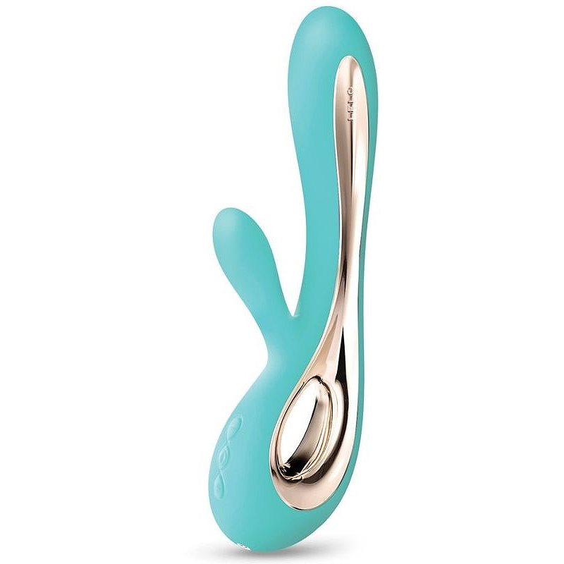 Lelo Soraya 2 vibrator cu stimularea clitorisului Aqua 22 cm