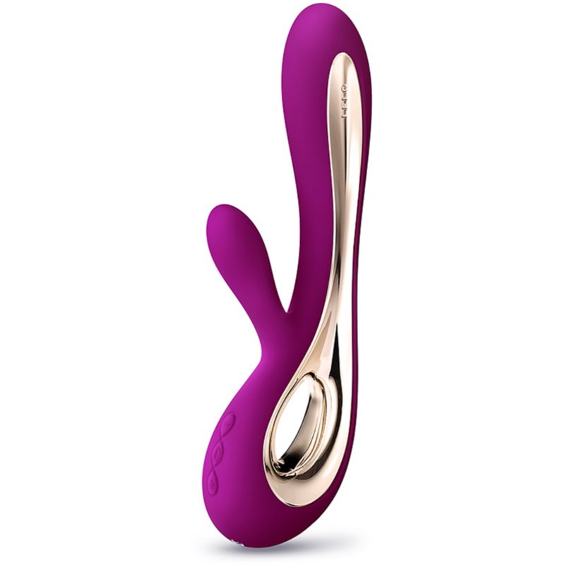 Lelo Soraya 2 vibrator cu stimularea clitorisului Deep Rose 22 cm