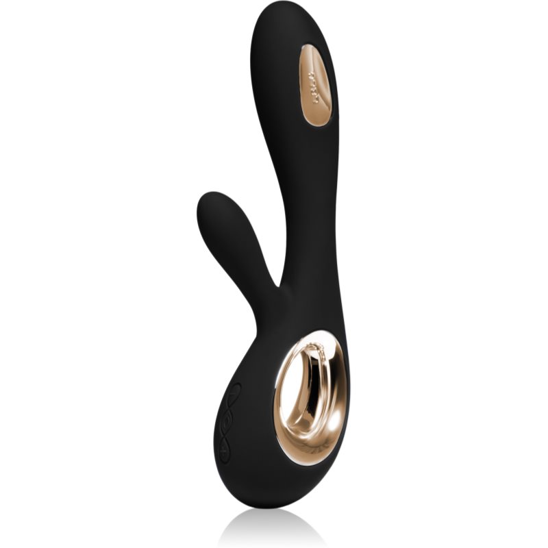 Lelo Soraya Wave vibrator cu stimularea clitorisului Black 21,5 cm